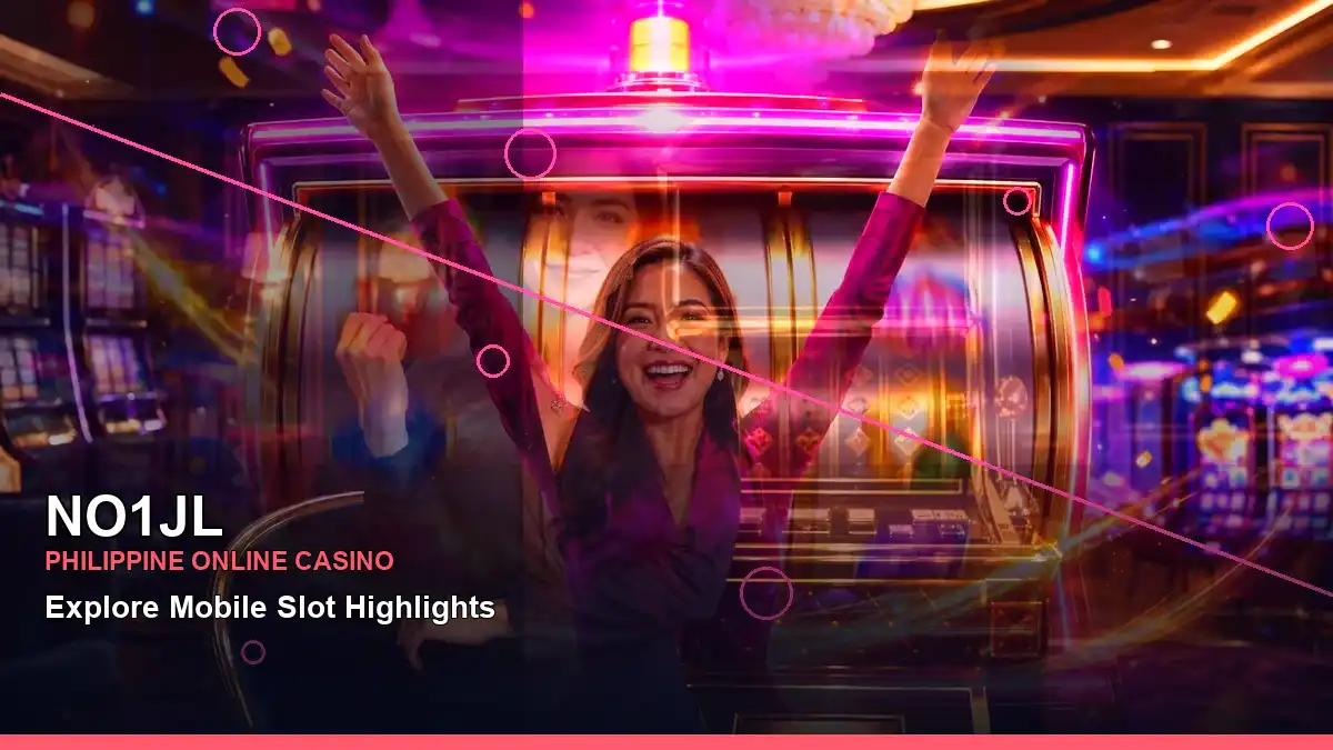 NO1JL party online slot games featuring an adult Filipina casino host with a right close-up composition